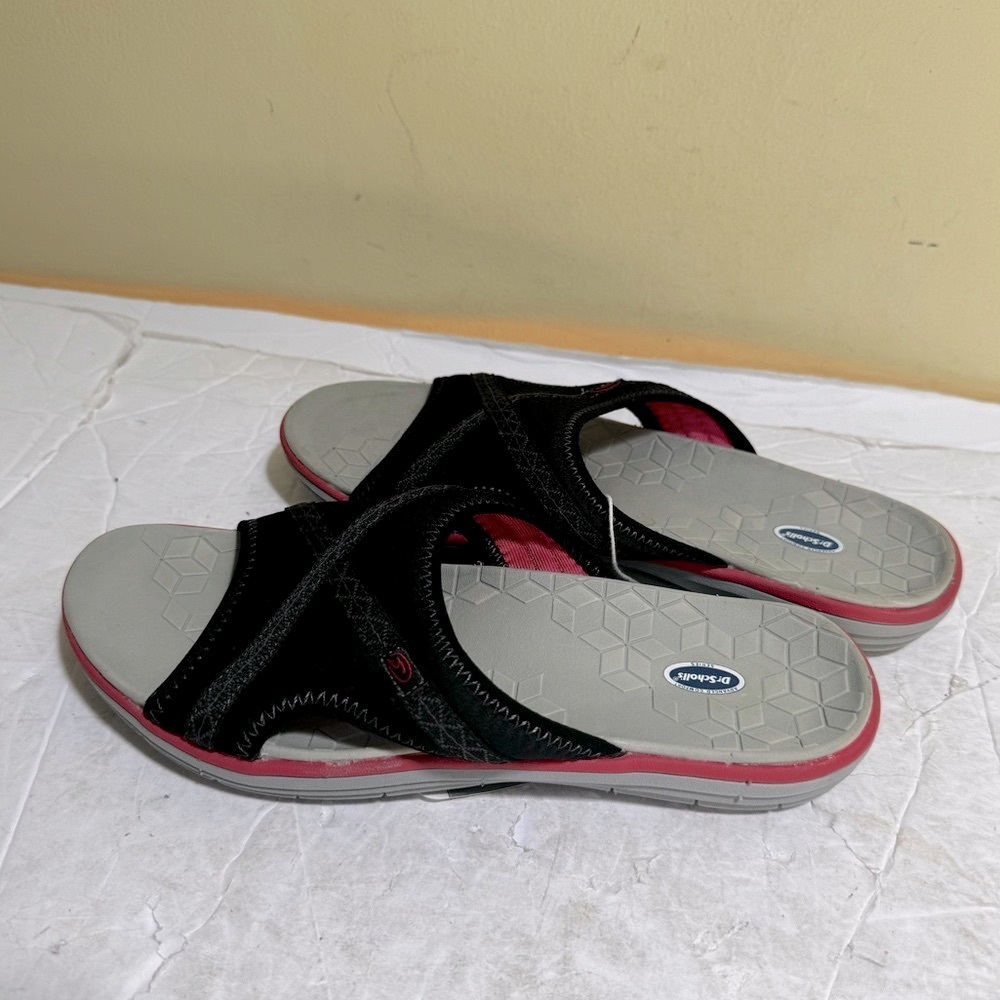 Dr SCHOLL'S NEW Comfort‎ Memory Sole Lightweight Sandal Slides Shoes Fabric Arch - Picture 8 of 14